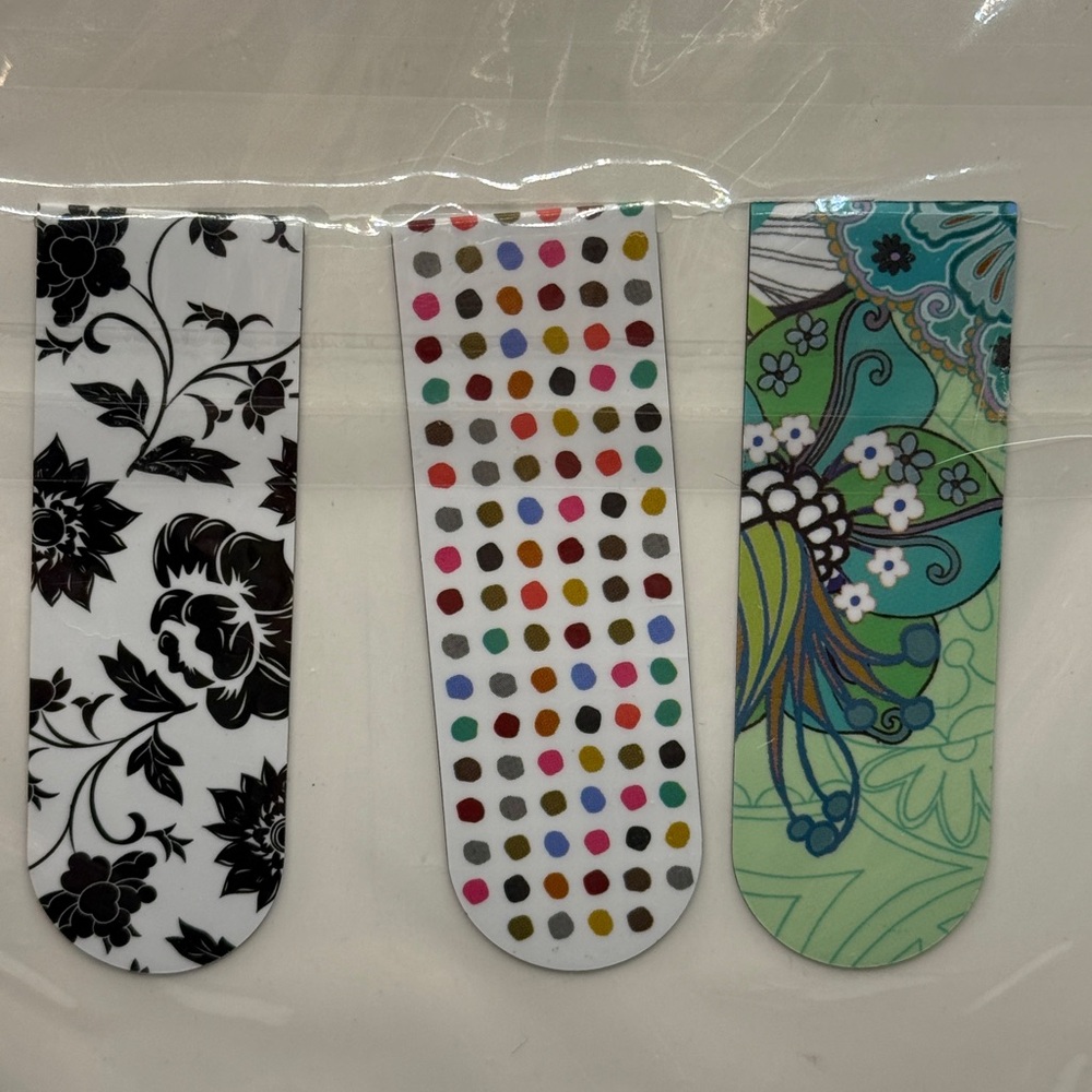 Blue Sky 3-Pack Blue Magnetic Bookmarks